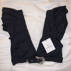 ONIA x WeWoreWhat Willa Western Bikini Top